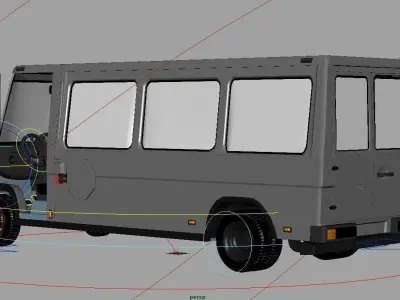 SchoolBus school bus 3D model