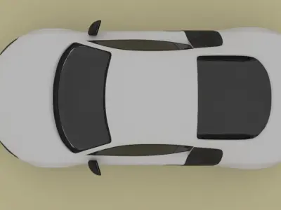 car Audi R8 Low-poly 3D model