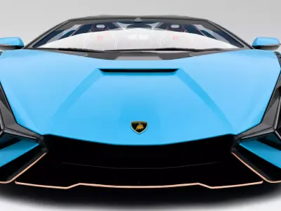 Lamborghini Sian Roadster Low-poly 3D model