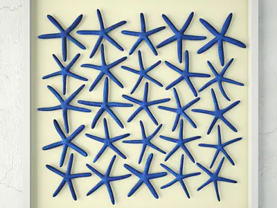 25 Starfishes 3D model
