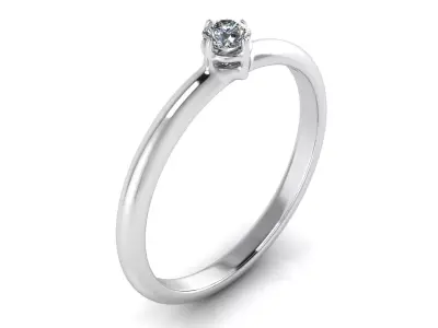 Jewelry Female Ring 3D print model buy
