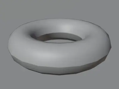 Inflatable buoy Free low-poly 3D model