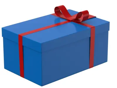 Gift box v1  3D model