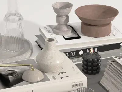 Modern Decoration Model 01 3D model