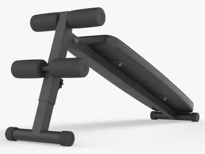 Essential workout bench 3D model