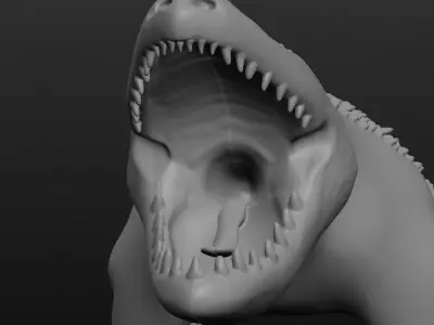 Crocanosa dinosaur 3D model