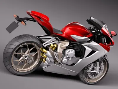 MV Agusta F3 2012 3D model