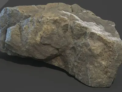 Mountain Rock Scan A Free low-poly 3D model