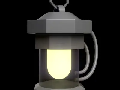 40 Lanterns Base Mesh Pack   Low-poly 3D model