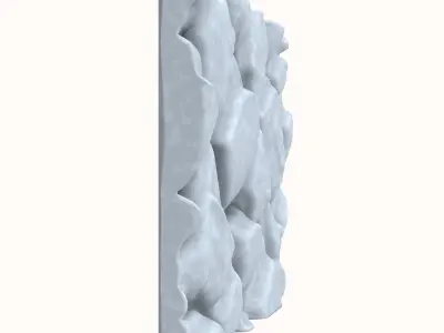 Dense Dolomite Wall Environment 3D model