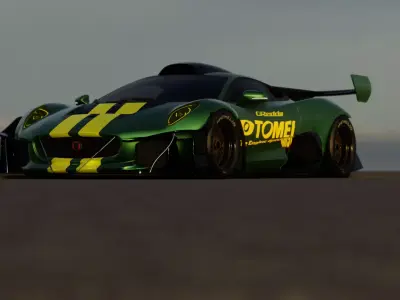 CX-75 PIKES PEAK 3D model