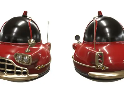 Stylized car 3d model Low-poly 3D model from CGTrader