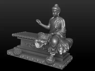 Seated Buddha  3D print model
