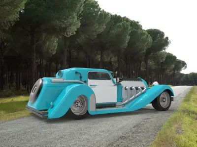 classic car 3D model