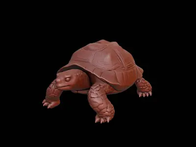 Turtle Animal Sculpture 3D print model buy