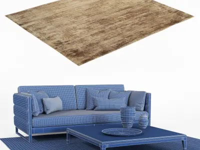 Smania Caesar Sofa 3D model
