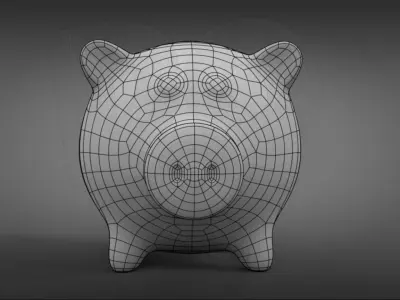 Piggy Bank 3D model