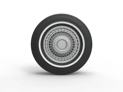 Wire wheel 3 Scale 1 to 10 3D print model