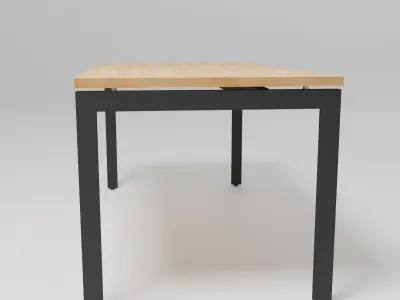 OGI U - Rectangular workstation desk - Free 3D model