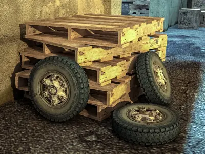 Disc of the Soviet bus Liaz-677 3D model