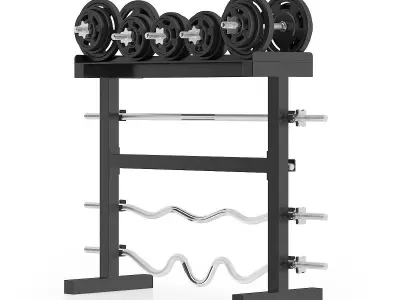 Weight Rack 1 3D model