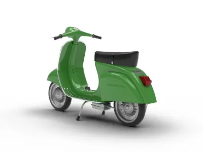 Vespa 125 ET3 1967 3d model 3D model