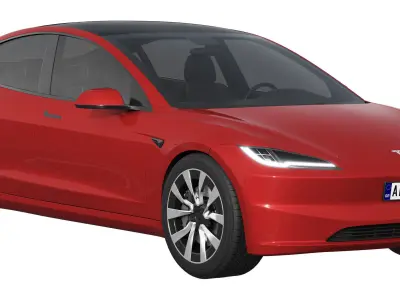 Tesla Model 3 2024 3D model