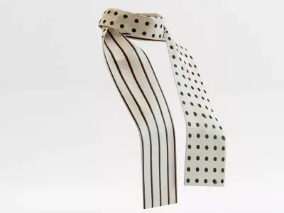 Bandeau Female Low-poly 3D model