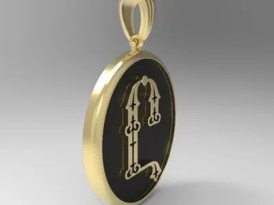 Decorative Letter Y 3D print model