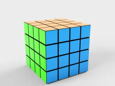 Rubiks cube 3D model
