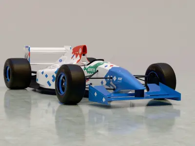 1993 Footwork FA14 Formula 1 3D model