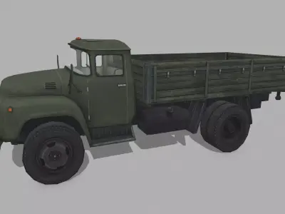 ZIL 130 Low-poly 3D model