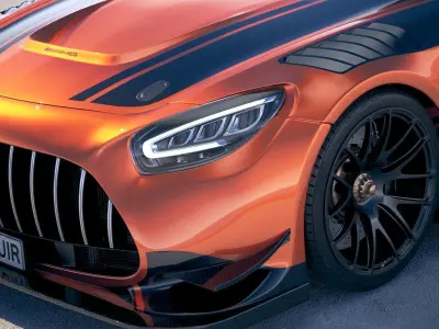 Mercedes AMG GT3 2020 3D model