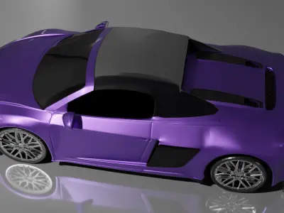 Audi R8 V10 Spyder Quattro 2019 3D model