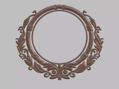 Mirror Frame Decor 3D print model
