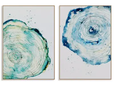 Abstract Painting Frame set 3D model 225