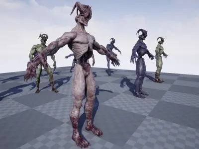 Sidis Guard Low-poly 3D model