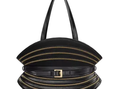 Balmain Shuffle Zips Bag Low-poly 3D model