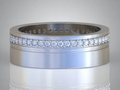 Diamond ring 0406 3D printable model 12 Free 3D print model