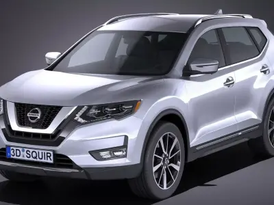 Nissan X-trail 2017 3D model