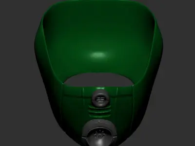 gas mask helmet scifi high poly sculpt  ver 1 3d printable  3D model purchase