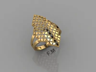 Ring women  3D print model