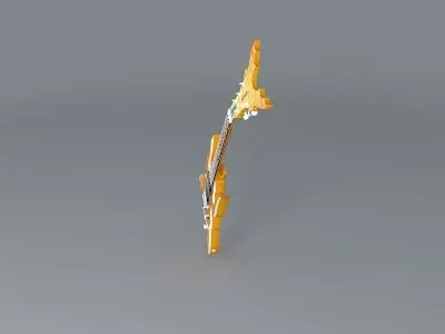Sands HM-S Guitar Free 3D model