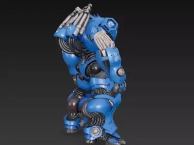 Megatron Robot Free 3D print model