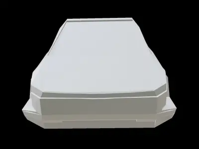 Tesla Cyber Tryck Low-poly 3D model