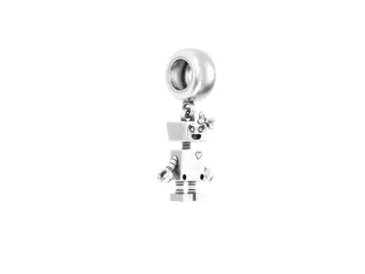 robot Charm 3D print model