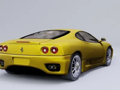 Ferrari modena 360 model in Blender 3D 3D model