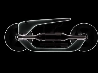 Futuristic Motorcycles 3D model