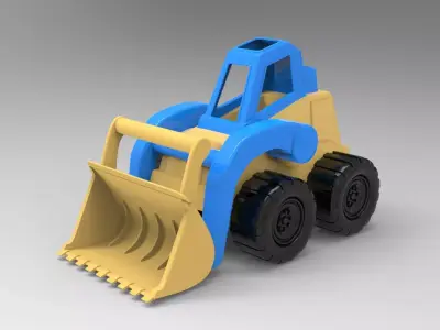 Toy Dozer 3D model