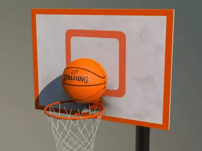 Basketball Hoop and Ball Collection 3D Model Pack